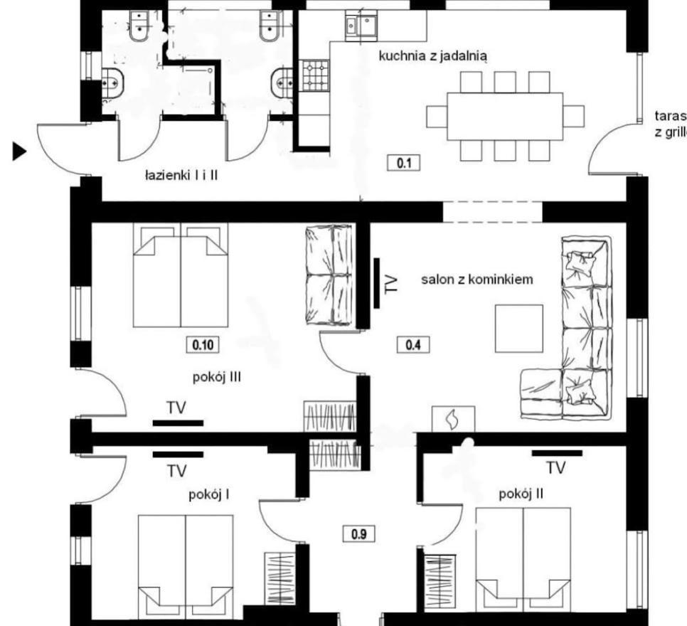 Apartament Pod Bukowym Lasem Meszna エクステリア 写真